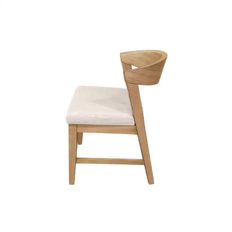 Chaises Cove Wood à dossier (lot de 2), Naturel
