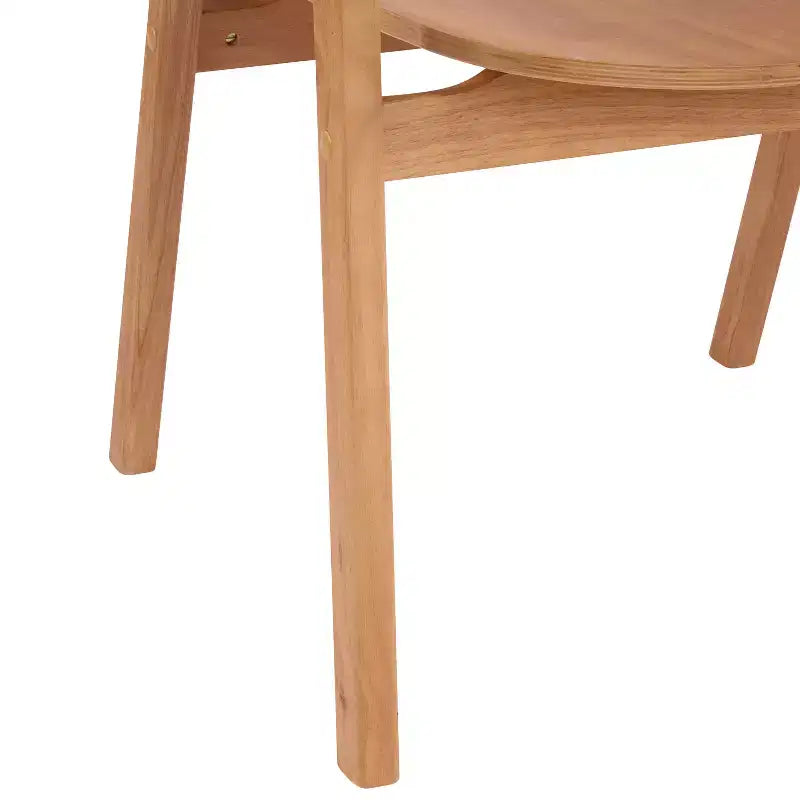 Chaises de salle à manger Christopher Knight Home Stellan en bois d'hévéa et rotin, avec dossier incurvé