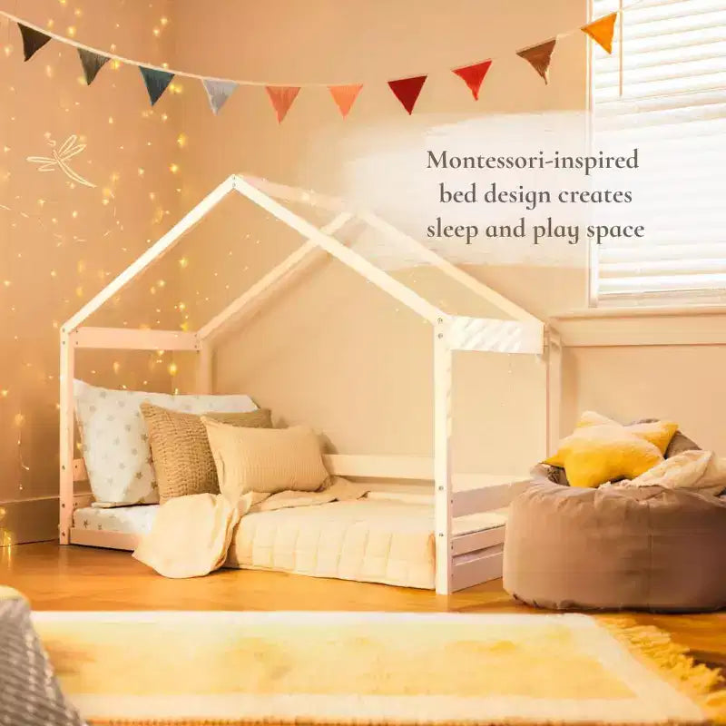 Lit de tout-petit Trellis House de Little Seeds