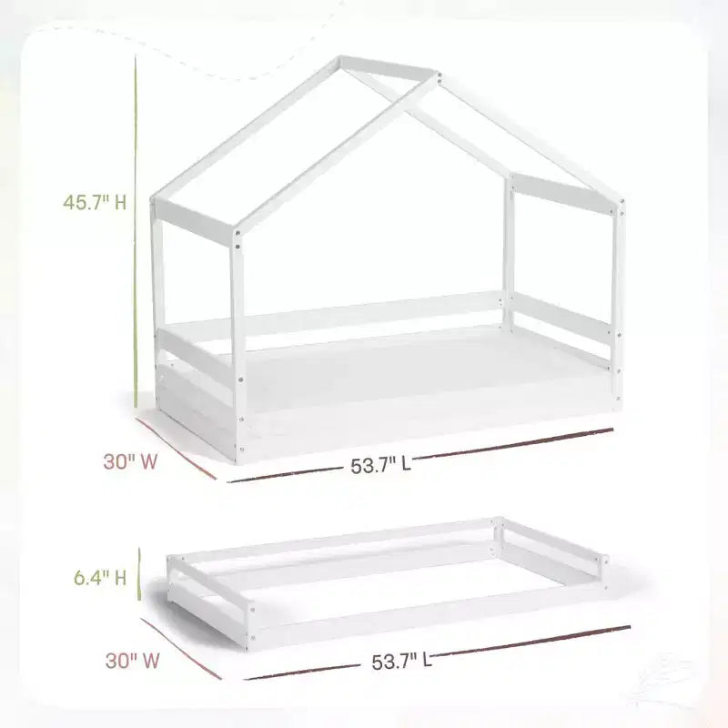 Lit de tout-petit Trellis House de Little Seeds