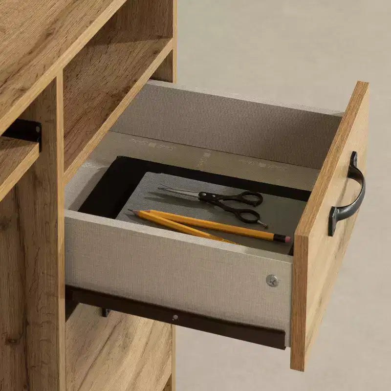 Bureaux pour enfants HomeStock avec étagère ouverte