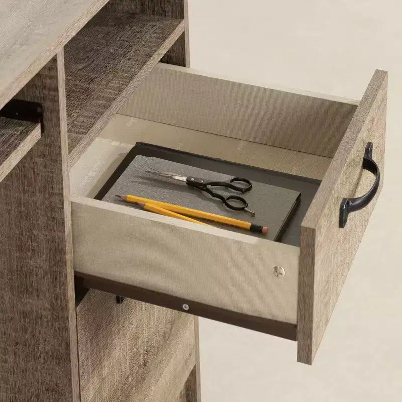 Bureaux pour enfants HomeStock avec étagère ouverte
