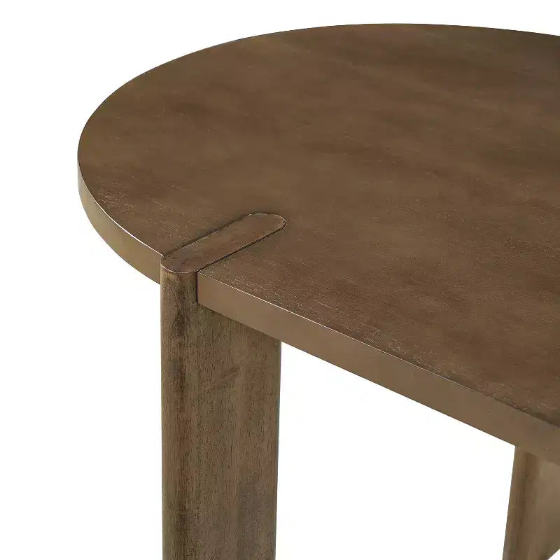 Christopher Knight Home Thiago Ensemble de salle à manger moderne 7 pièces en bois d'hévéa avec dossier incurvé et table ovale