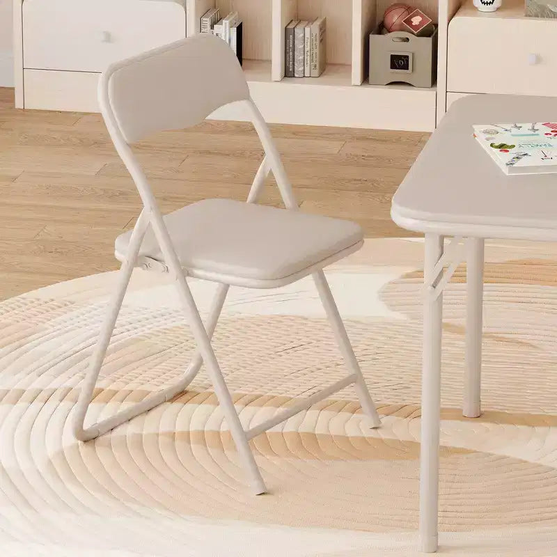 Ensemble table et chaises pliantes pour enfants, mobilier d'activités portable, cadre métallique, pour salle de classe