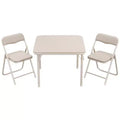 Folding Kids Table and Chair Set, Portable Activity Furniture, Metal Frame, for Classroom