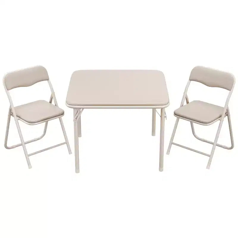 Folding Kids Table and Chair Set, Portable Activity Furniture, Metal Frame, for Classroom