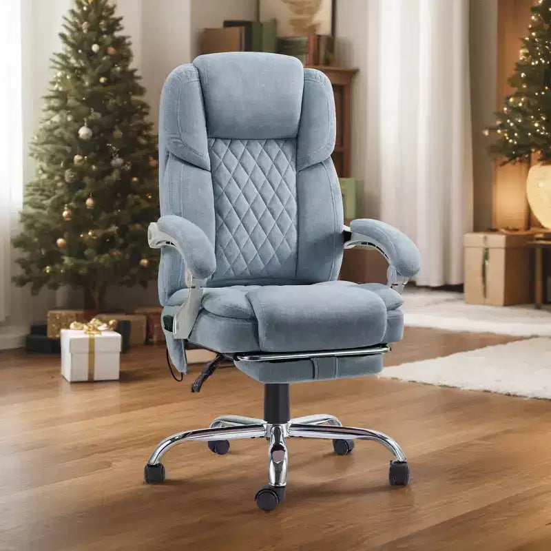 Chaise de bureau de direction chauffante et massante EROMMY