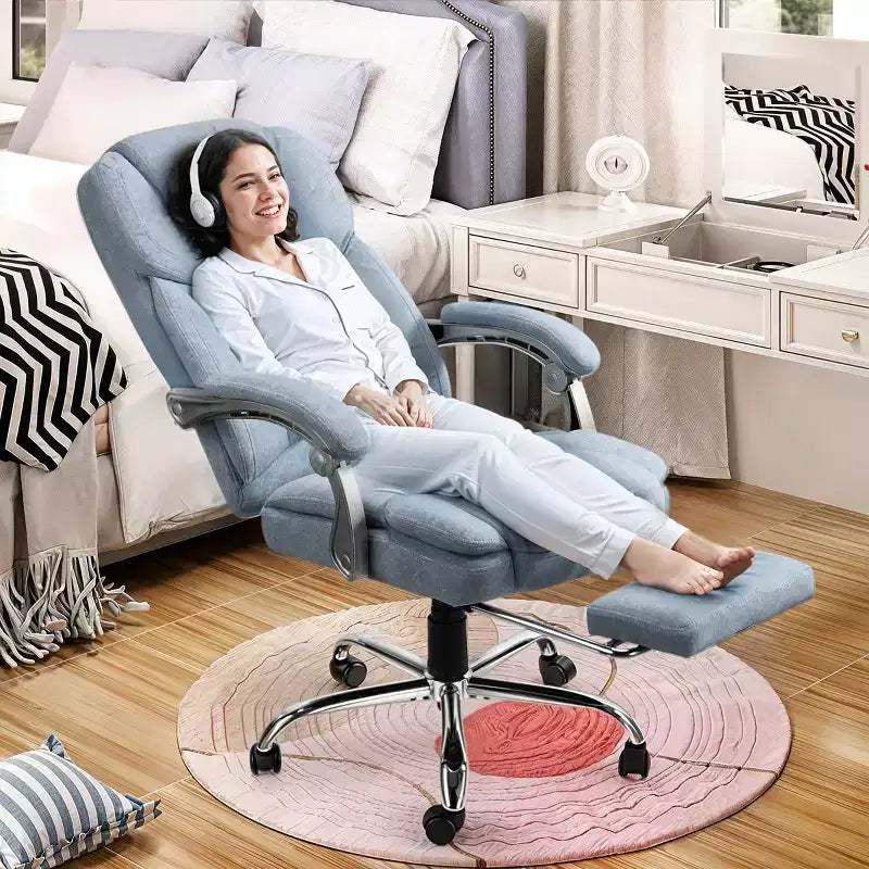 Chaise de bureau de direction chauffante et massante EROMMY