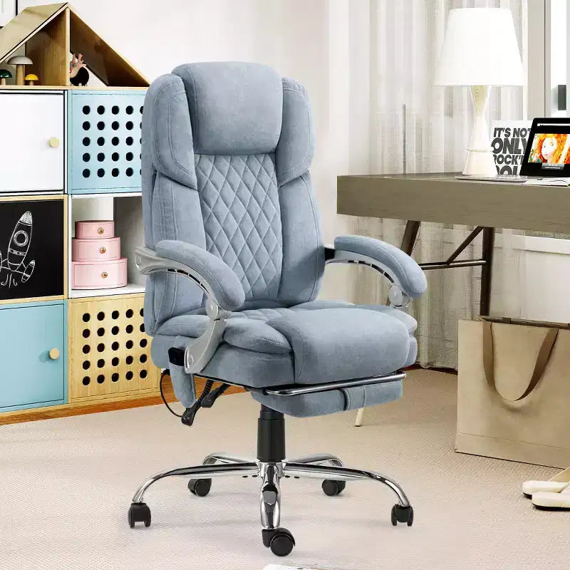 Chaise de bureau de direction chauffante et massante EROMMY