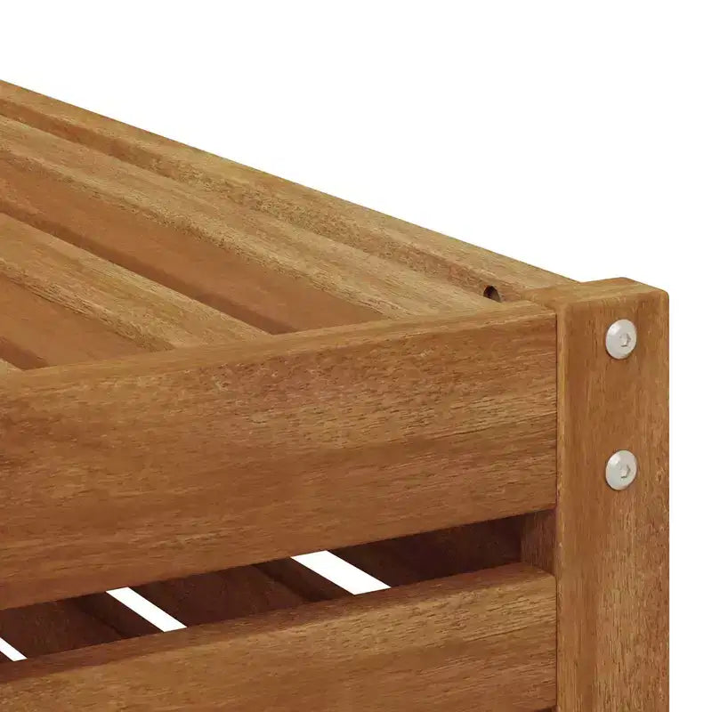 vidaXL Salon de jardin avec coussins 2 places naturel et anthracite