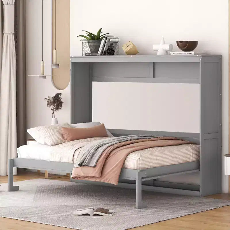 GDFStudio Edwards Wood Murphy Bed Wall Bed