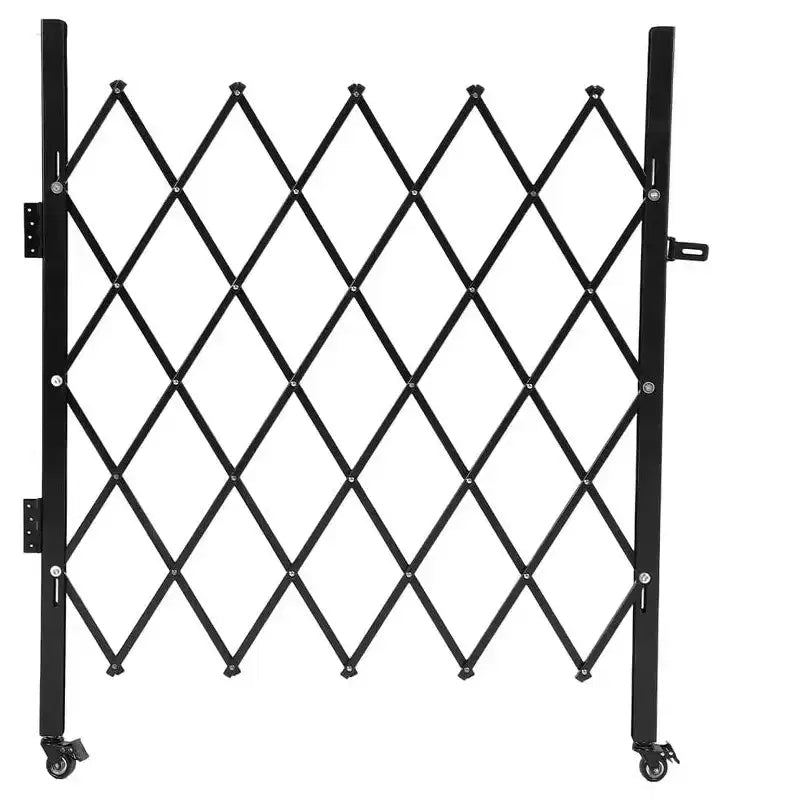 Foldable Security Gate with Universal Wheels, Expanding Fence 360Rolling Barricade Gate, Courtyard Garden Garade Yard