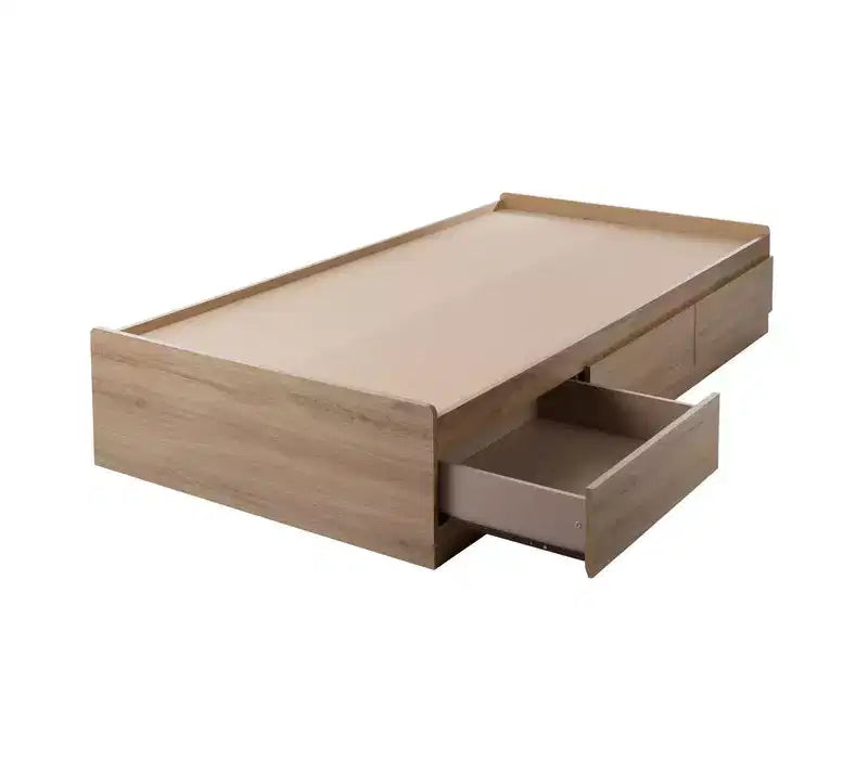 HomeStock Storage Beds made of Particle Board Bed Frame