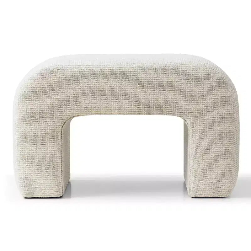 29 banc rembourré moderne, siège d'appoint doux et rembourré pour petits espaces, repose-pieds ou tabouret de coiffeuse, assise moderne pour salon-Panipeachy