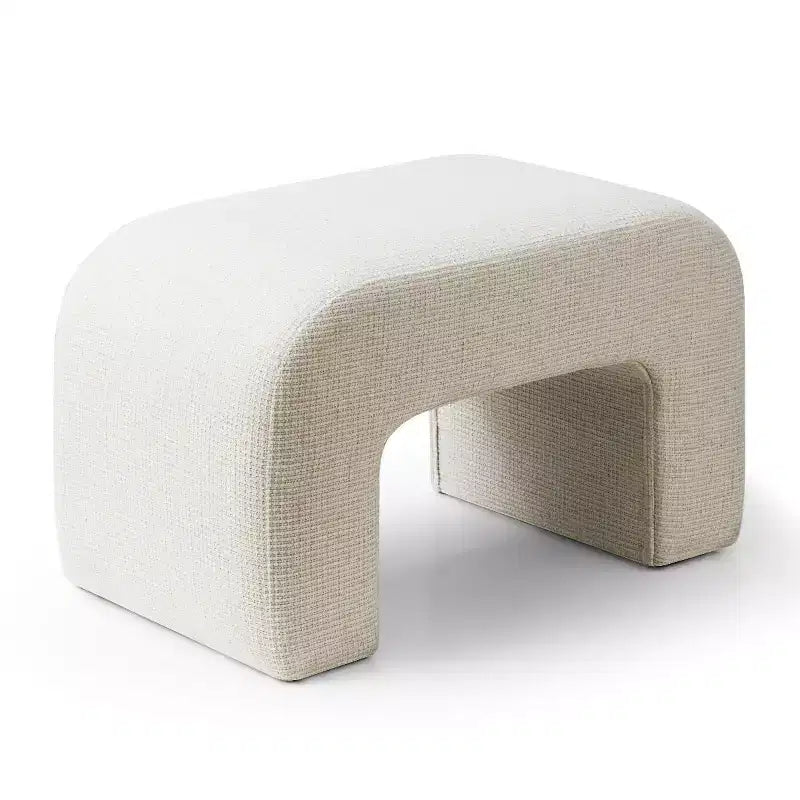 29 banc rembourré moderne, siège d'appoint doux et rembourré pour petits espaces, repose-pieds ou tabouret de coiffeuse, assise moderne pour salon-Panipeachy