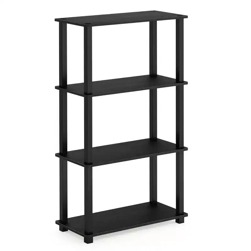 Étagère de rangement polyvalente HOMLUX à 4 niveaux, bibliothèque ouverte avec cadre durable pour la maison