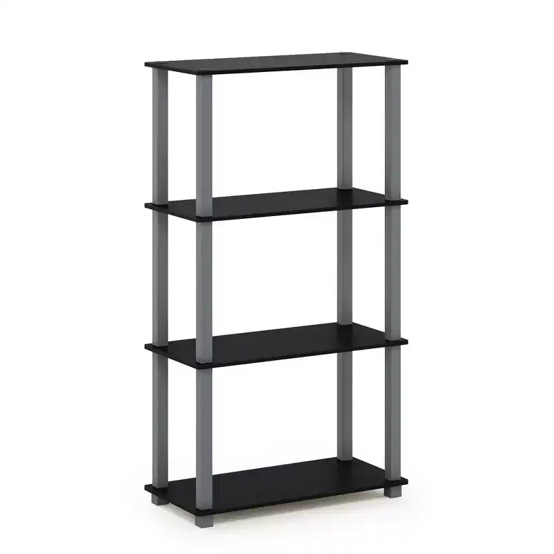 Étagère de rangement polyvalente HOMLUX à 4 niveaux, bibliothèque ouverte avec cadre durable pour la maison