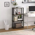 HOMLUX 4-Tier Multipurpose Storage Shelf, Open Bookcase with Durable Frame for Home