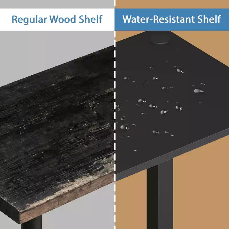 Étagère de rangement polyvalente à 5 niveaux HOMLUX avec bac en tissu, organisation à plusieurs niveaux