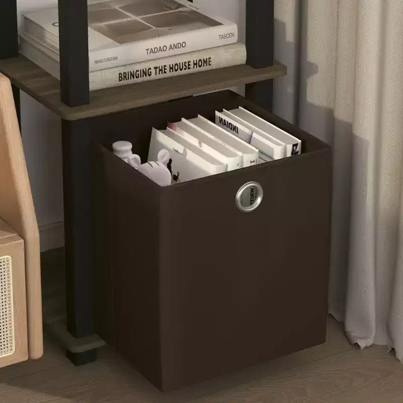 Étagère de rangement polyvalente à 5 niveaux HOMLUX avec bac en tissu, organisation à plusieurs niveaux