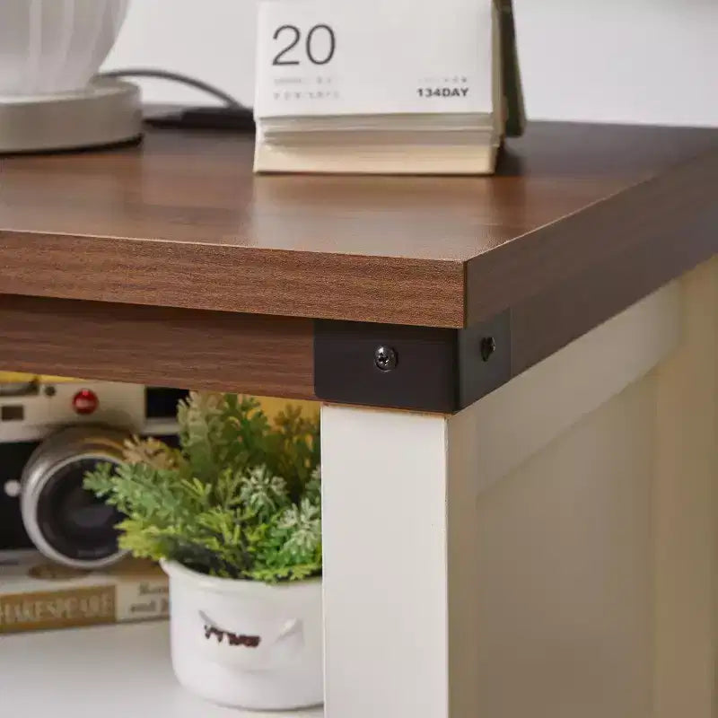 Table de chevet Homy Casa à 2 tiroirs, table d'appoint moderne avec station de charge et lumière LED, blanche