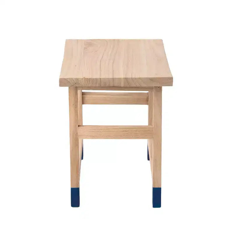 JONATHAN Y Finesse 18.3 Tabouret d'appoint classique et décontracté en bois de mindi massif fabriqué à la main avec pieds inclinés