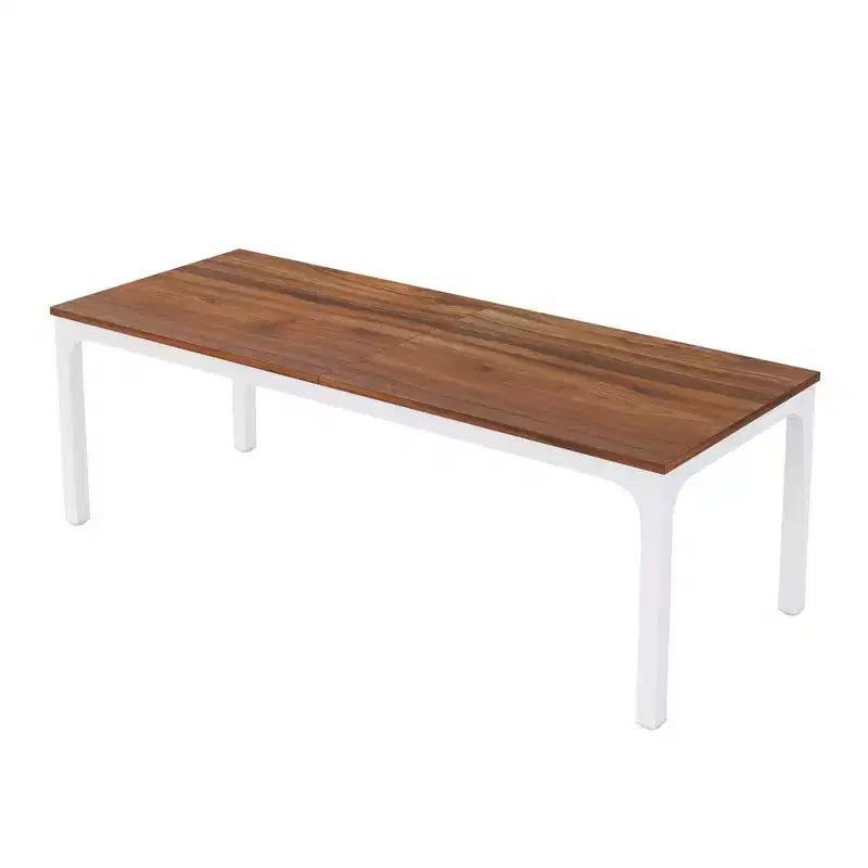 MAYEERTY 78,7 - Bureau double poste industriel extra long, bureau à domicile pour 2 personnes avec cadre métallique robuste, plateau de table en MDF capacité 90 kg