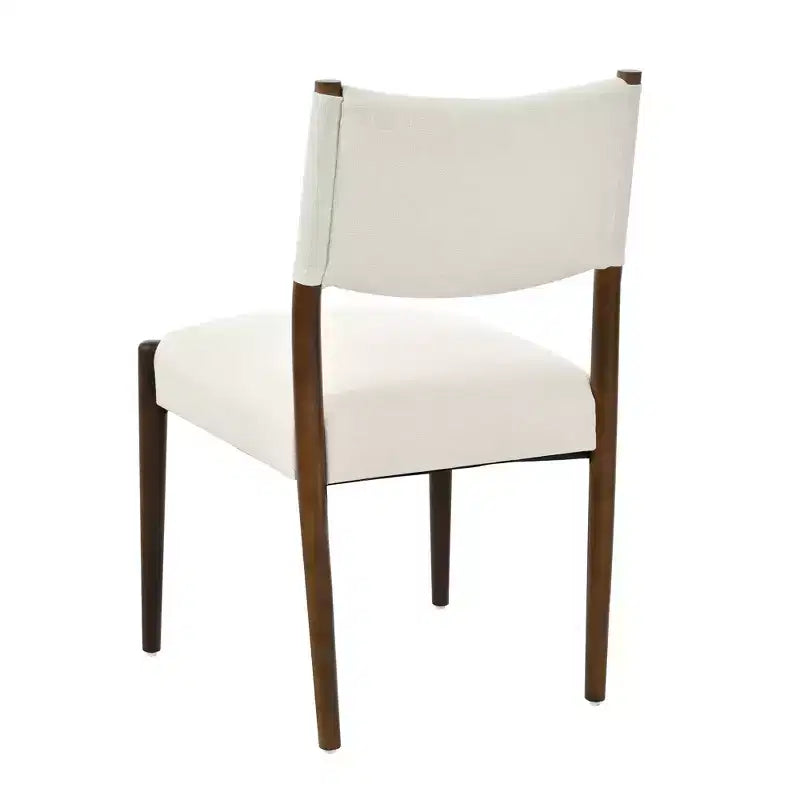 Christopher Knight Home Harry Chaises de salle à manger modernes rembourrées en bois d'hévéa (lot de 2)
