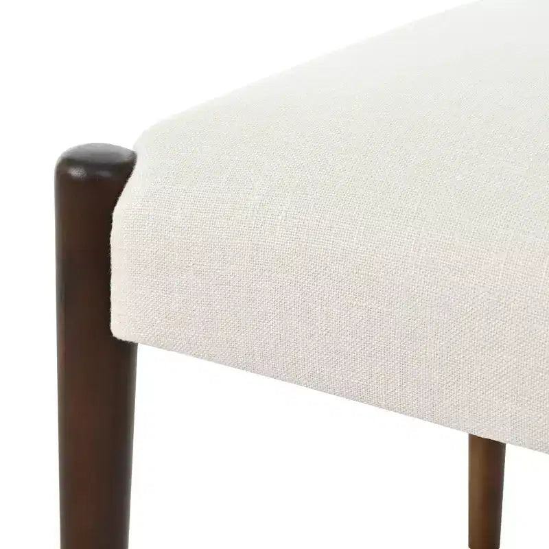 Christopher Knight Home Harry Chaises de salle à manger modernes rembourrées en bois d'hévéa (lot de 2)