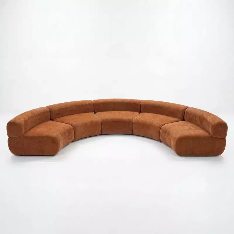 Christopher Knight Home Alan Canapé d'angle modulable incurvé rembourré 5 places 136,84