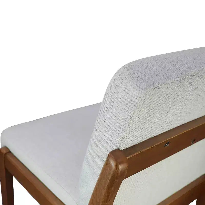 Christopher Knight Home Yvette Tabourets de bar rembourrés en bois d'hévéa de style Mid-Century (Lot de 4)