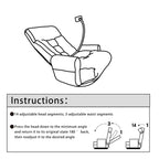 Fauteuil inclinable pivotant simple en bouclette beige avec dossier et appui-tête réglables