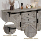 Commode 4 tiroirs style rustique pour chambre à coucher ou salon