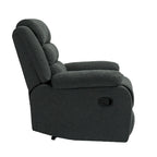 Fauteuil inclinable manuel moderne 36 W en coton/velours côtelé à dossier inclinable