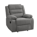Fauteuil inclinable manuel moderne 36 W en coton/velours côtelé à dossier inclinable