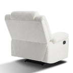 Fauteuil inclinable manuel moderne 36 W en coton/velours côtelé à dossier inclinable