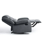Fauteuil inclinable manuel moderne 36 W en coton/velours côtelé à dossier inclinable