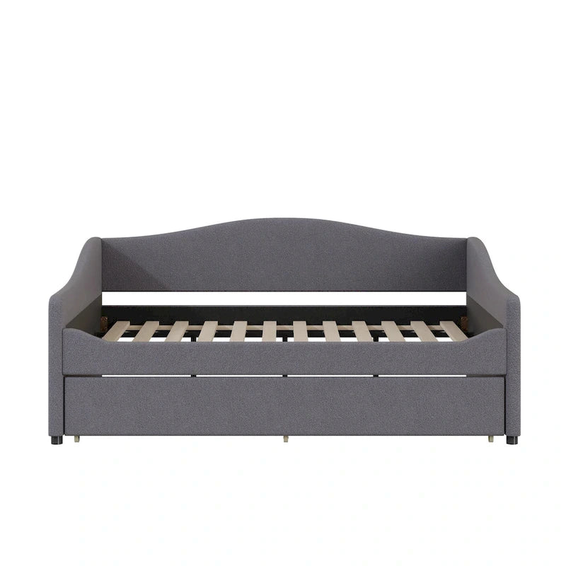 Lit de repos complet en polaire Teddy avec lit gigogne et lumières LED