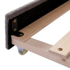 Lit de repos complet en polaire Teddy avec lit gigogne et lumières LED