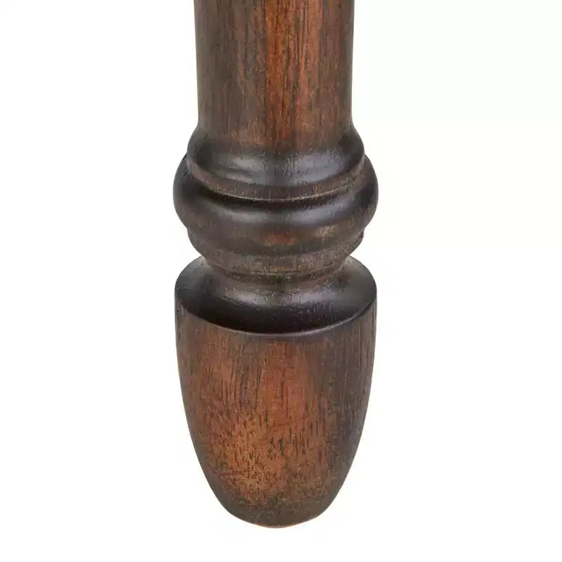 Lifestorey Lot de 2 tabourets de bar Grafton de 76,2 cm Gris anthracite : finition marron rustique, garniture cloutée