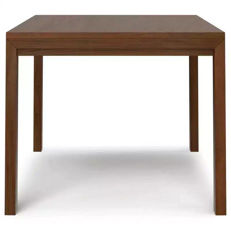 Table de salle à manger rectangulaire Saige WyndenHall, placage noyer : style contemporain, 6 places, non extensible