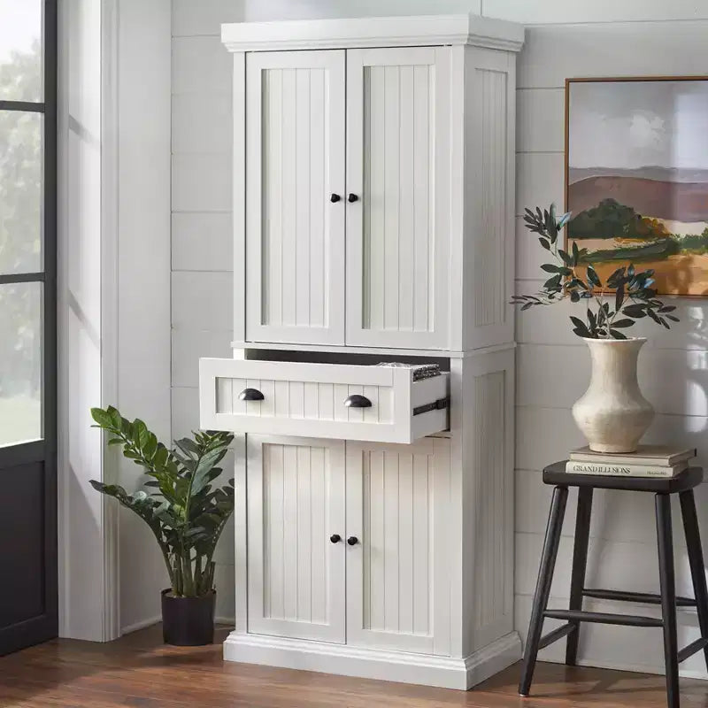 Meuble haut de cuisine Medicott Buylateral, blanc