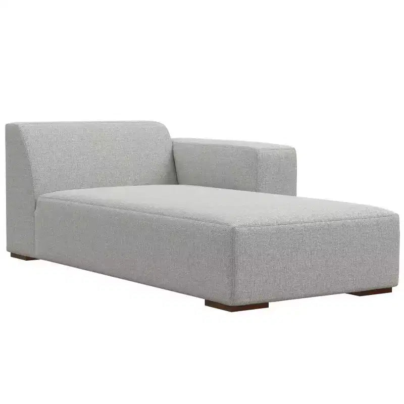 Canapé 2 places et méridienne droite WyndenHall Biggs gris pâle