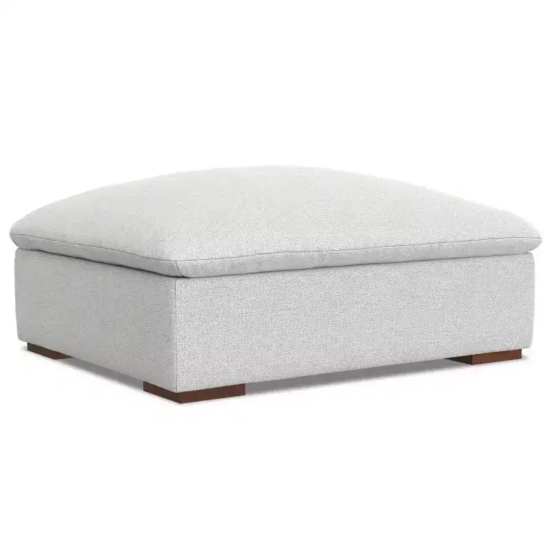 WyndenHall Marlee Canapé d'angle et ottoman gris nuage