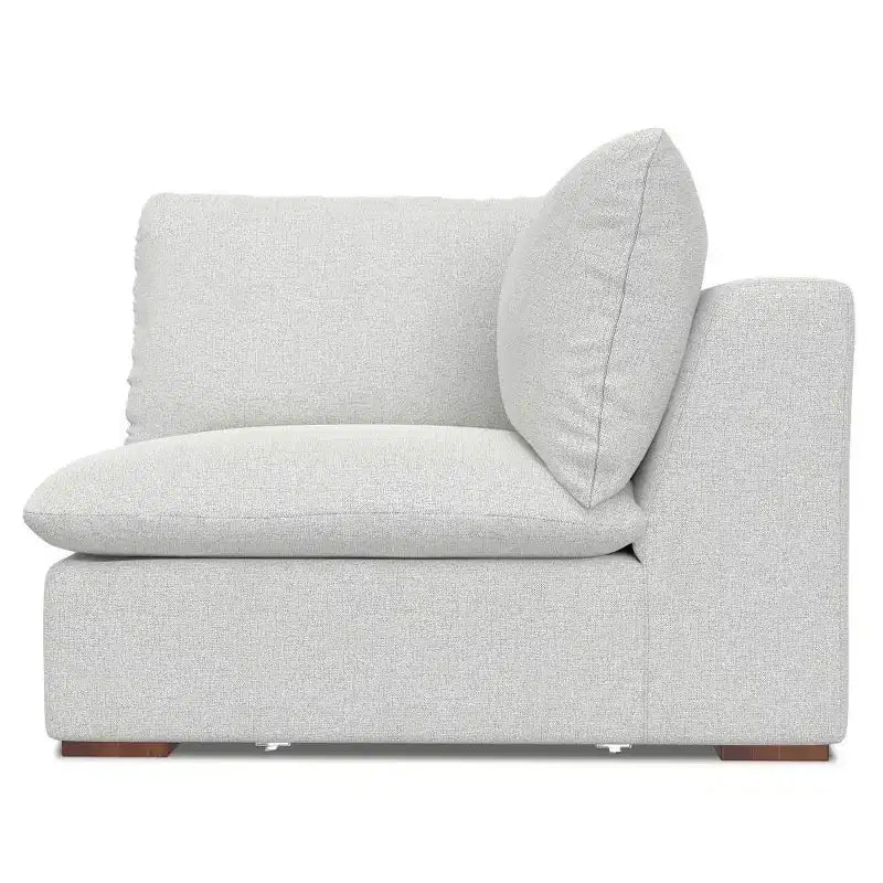 WyndenHall Marlee Canapé d'angle et ottoman gris nuage