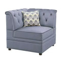 Acme Furniture Bois II Modular Corner Sectional Piece Gray Velvet