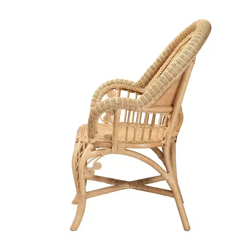 Fauteuil Bali & Pari Ratu en rotin : Fait main, design bohème, aucun assemblage requis