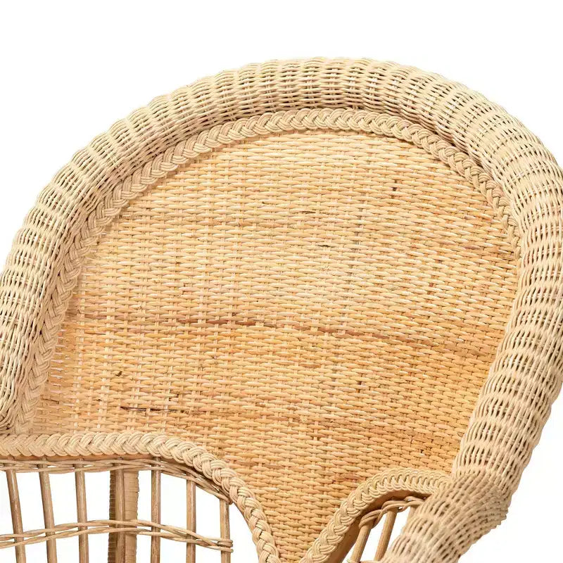 Fauteuil Bali & Pari Ratu en rotin : Fait main, design bohème, aucun assemblage requis