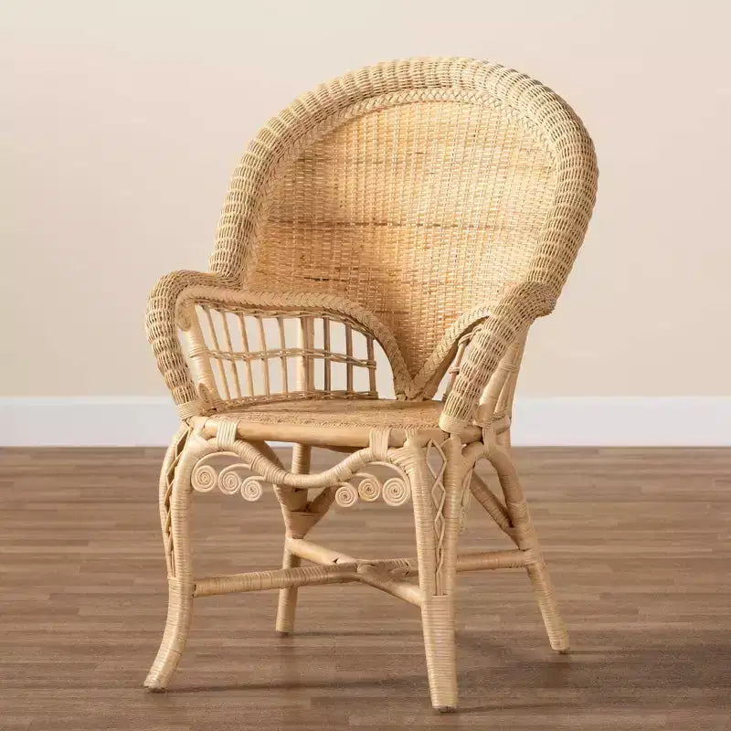 Fauteuil Bali & Pari Ratu en rotin : Fait main, design bohème, aucun assemblage requis