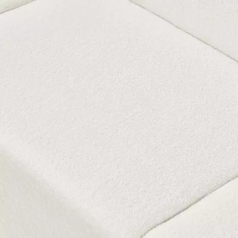 Christopher Knight Home Isolde Canapé d'angle incurvé contemporain 4 places en tissu bouclé 104" beige